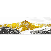 Painting by Numbers Mountain Landscape with Snow